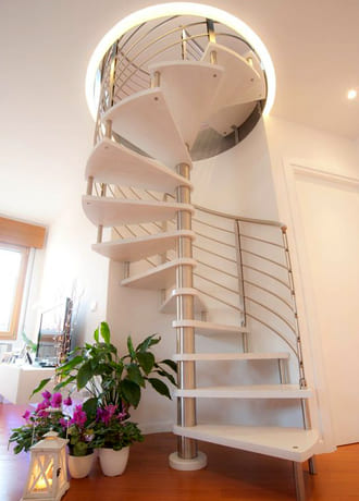Пример винтовой лестницы