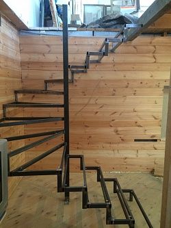 Металлический каркас лестницы в Самаре от производителя